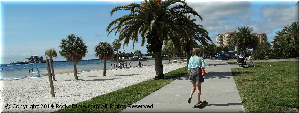 Florida Dispensaries Skate Board Lady